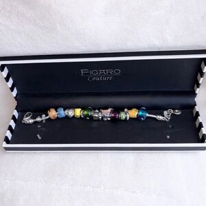 VTG Figaro‎ Couture Baby Charm Bracelet